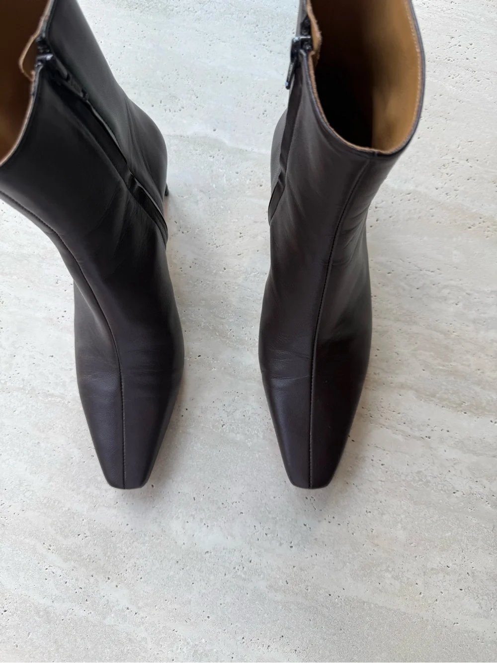 Staud Wally Ankle Espresso Brown 39 WORN ONCE
